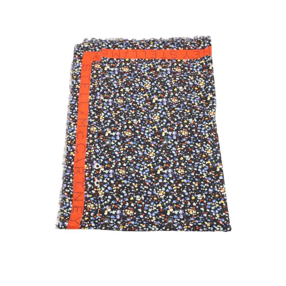 Stella Mccartney Splatter Print Scarf in Multicolor Silk